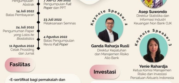 Seminar Nasional Statistika Aktuaria 1 2022