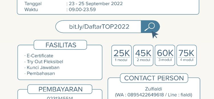 Try Out Untuk Menjadi Aktuaris Anggota Persatuan Aktuaris Indonesia (PAI) 2022