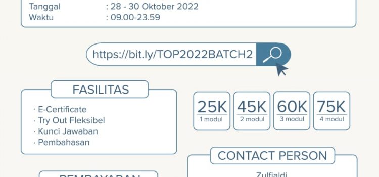 Try Out Untuk Menjadi Aktuaris Anggota Persatuan Aktuaris Indonesia (PAI) 2022