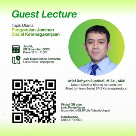 Guest Lecture Prodi Ilmu Aktuaria Unpad: Pengenalan Jaminan Sosial Ketenagakerjaan